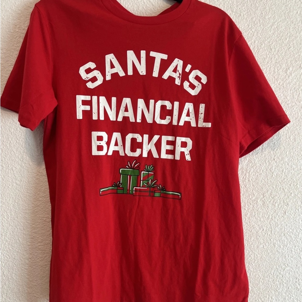 MAD Engine Red Christmas Graphic T-Shirt
